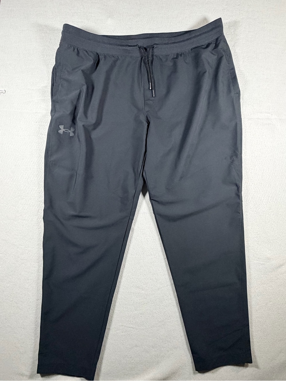 Under Armour Mens Joggers Size 3XL Black Athletic Pants Drawstring Zip Pocket